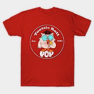 Tootsie Pop T-Shirt - Tootsie Pop, distressed by woodsman